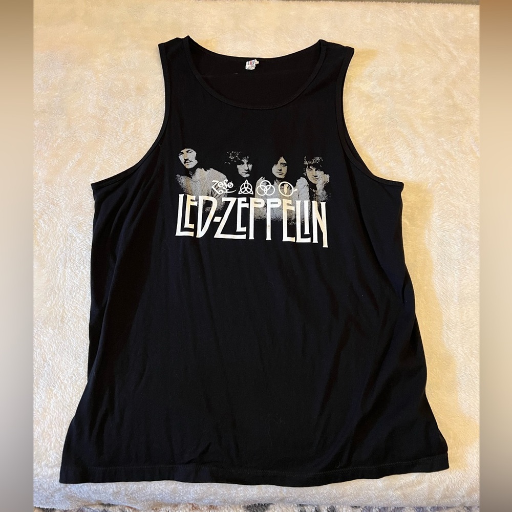 Led Zeppelin Tank Top Size Large
